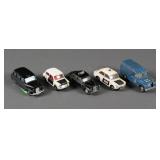 (5) Vintage Corgi Diecast Cars Trucks