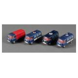 (4) Vintage Corgi Commer 3/4 Ton Chassis Diecast