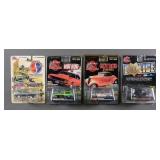 (4) Racing Champions MOC Diecast Cars