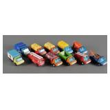 (11) Vintage Playart Diecast Trucks