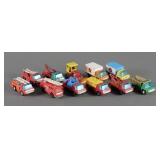 (11) Vintage Playart Diecast Trucks