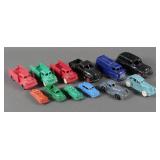 (12) Vintage Plastic Model Cars Trucks Thomas
