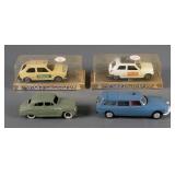 (4) Vintage NOREV Model Cars
