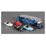 Vintage EFE Atkinson MK1 Car Transporter & 5 Cars
