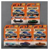 (5) 1998 Matchbox Vehicles MOC 1/64