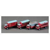 (4) Oxford Diecast Chipperfield Circus Trucks