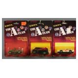 (3) Ertl A-Team MOC Diecast Cars 1983