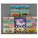 (5) Vintage ERTL Diecast Cars MOC