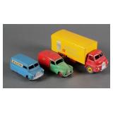 (3) Vintage Dinky Advertising Delivery Trucks