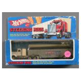 Vtg Hot Wheels Steering Rigs Grain Trailer 1980