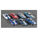 (7) Vintage Shelby Mustang Cobra Diecast Cars