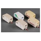 (5) Vintage Yatming RV Camper Trailers