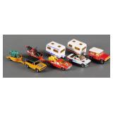 (9) Matchbox Vehicles & Trailers