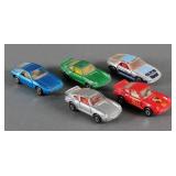 (5) Matchbox Porsche Turbo & 928 Cars
