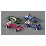 (4) Vintage Johnny Lightning Topper Diecast Cars