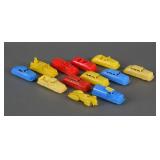 (12) Vintage Renwal Plastic Model Cars