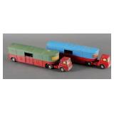 (2) Vintage Corgi Chipperfields Circus Trucks