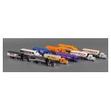 (10) Vintage Matchbox Diecast Semi Trucks Trailers