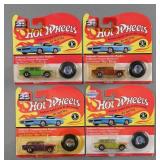 (4) Vtg Hot Wheels California Custom Replicas MOC