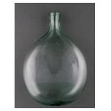 Early 19th Cent Handblown Glass Bladder Flask