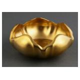 Pickard Gold Gilded Daisy and Rose Bowl Ashtray