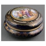 Royal Vienna Covered Porcelain Trinket Box