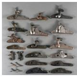 Lot of Antique Musket Lockplates & Parts
