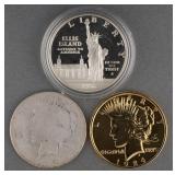 Three U.S. Silver Dollars