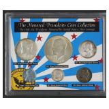 U.S. Honored Presidents Silver Coin Set