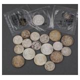 Lot of U.S. Silver Quarters & Half Dollars
