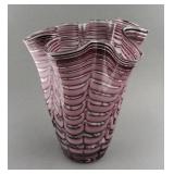 Royal Gallery Swirl Handblown Glass Vase