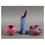 (3) Vintage Van Briggle Vases