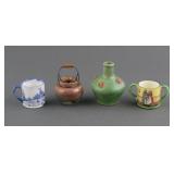 (4) Royal Doulton Lambeth Miniatures