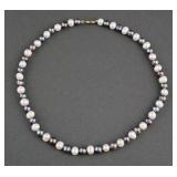 14K Gold Clasp Freshwater Pearl Necklace
