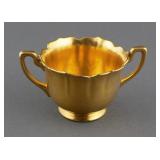 Osborne Gold Encrusted Rose Daisy Sugar Bowl