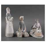(3) Miscellaneous Lladro Figures
