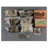 Spencer .44 Cartridge Box, Brass & Bullets
