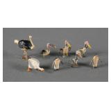 (8) Antique Britains Ltd. Lead Birds