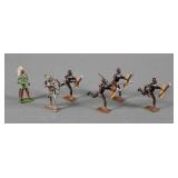 (6) Antique Britains Ltd. Lead Native Warriors
