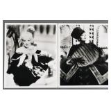 (2) Original 8x10 Press Photos Marlene Dietrich