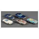 (5) Corgi Toys Mercedes-Benz Diecast Cars