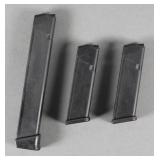(3) Glock 9mm Magazines - 17 & 31 Round