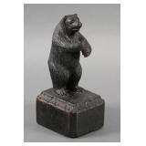 Vintage Hand Carved Bear Figure Black Forest