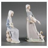 (2) Lladro Figures No. 4866 and 4972