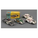 5) Corgi & Dinky Police Die-Cast Vehicles