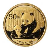2012 China 50 Yuan 1/10 oz Gold Panda
