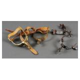 Two Pairs Vintage Western Riding Spurs