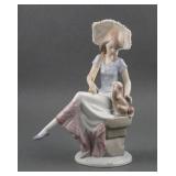 LLADRO 'Picture Perfect' Woman with Puppy