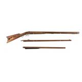 19th Century Percussion Rifle Parts Lot