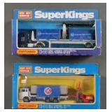 (2) Boxed Matchbox SuperKings Tractor Trailers